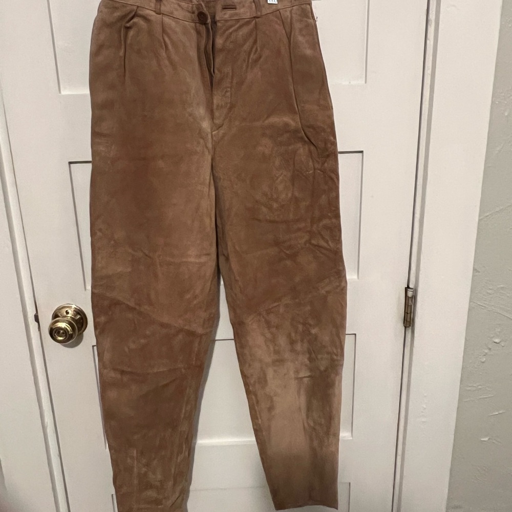 Wilson Women’s Leather Pants in Tan